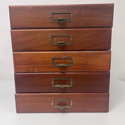 LOT 66: Wooden Jewelry Box