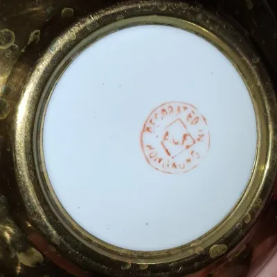 Sale Photo Thumbnail #629: Vintage hong kong decorated porcelain bowl second image