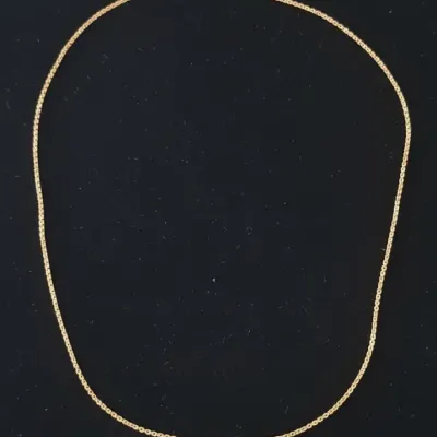 Sale Photo Thumbnail #657: K gold cable link chain necklace