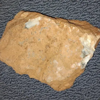 Sale Photo Thumbnail #613: Raw iron stained quartz specimen second image