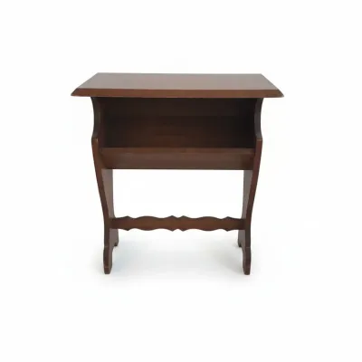 Sale Photo Thumbnail #521: Vintage oak magazine stand or side table