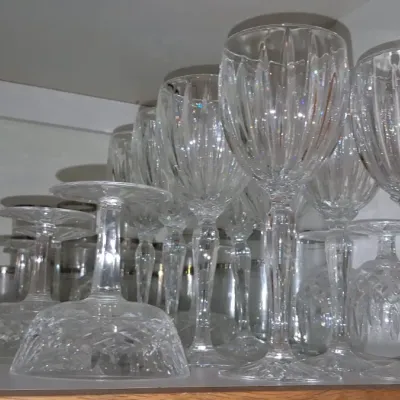 Sale Photo Thumbnail #667: Mikasa crystal old dublin stemware collection