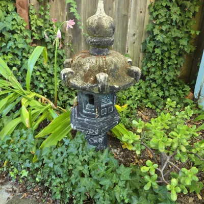 Sale Photo Thumbnail #540: Japanese stone garden lantern toro