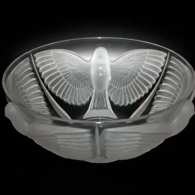 Sale Photo Thumbnail #599: Cristal d arques paloma crystal bowl