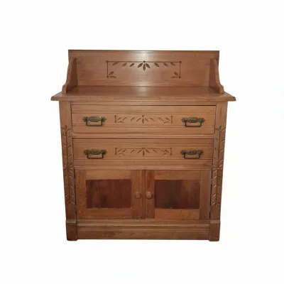 Sale Photo Thumbnail #557: Victorian eastlake style washstand