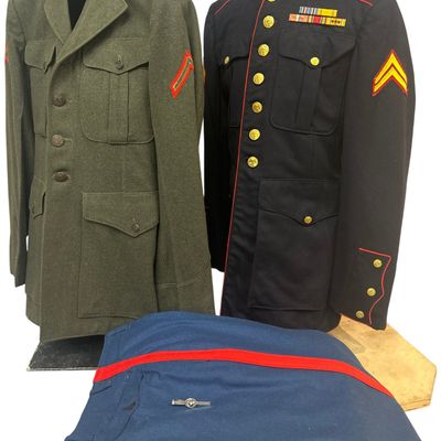 Sale Photo Thumbnail #350: U.S. Marine Corps Named Post-World War II Uniform Grouping
