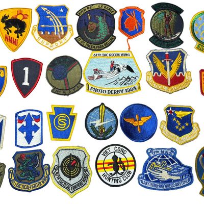 Sale Photo Thumbnail #701: An Assortment of United States Military and Morale Embroidered Patches
