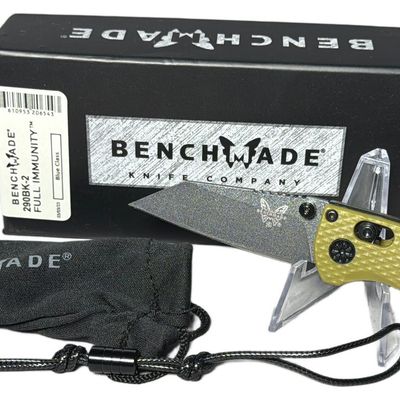 Sale Photo Thumbnail #115: Benchmade 290BK-2 Full Immunity Folding Pocket Knife with Original Box and Pouch