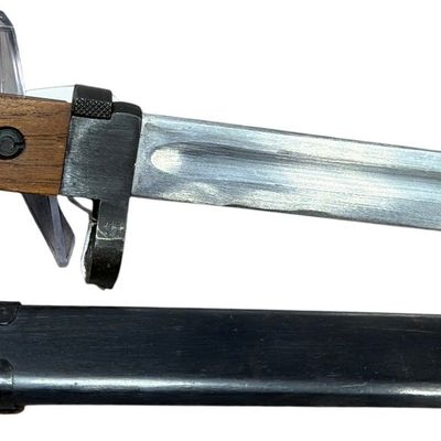 Sale Photo Thumbnail #556: RUSSIAN Type I AK Rifle Bayonet with Scabbard and Frog