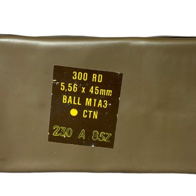 Sale Photo Thumbnail #158: 300 Rounds 5.56x45mm Ball M1A3 Sealed Ammunition Battle Pack