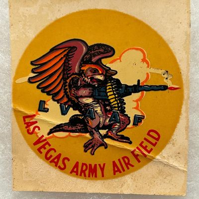 Sale Photo Thumbnail #492: WWII U.S. Army Las Vegas Army Airfield Decal made by Angelus Decals