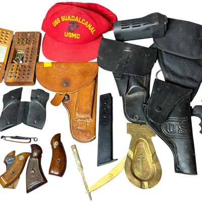 Sale Photo Thumbnail #737: An Assortment of US Military Ephemera and Firearm Accessories