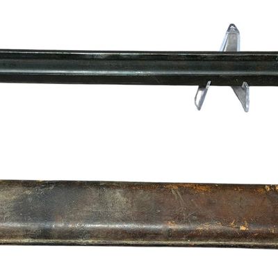 Sale Photo Thumbnail #500: Rock Island Arsenal US M1905 Bayonet Dated 1918 and M1905 Leather Scabbard Dated 1907