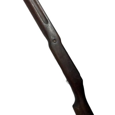 Sale Photo Thumbnail #119: Wooden Bolt Action Rifle Stock with Finger Grooves