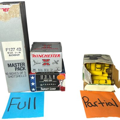 Sale Photo Thumbnail #146: An Assortment of Federal, Winchester, and Remington 12 and 20 Gauge Shotshell Ammunition
