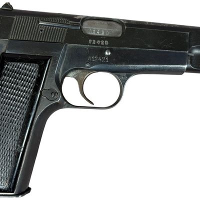Sale Photo Thumbnail #42: ** Belgian FN Fabrique Nationale Hi-Power Semi-Automatic Pistol 9mm with 5 Inch Barrel