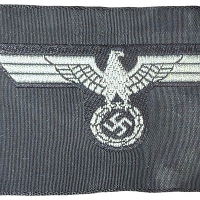 Sale Photo Thumbnail #248: WWII German Heer Panzer Officer Flatwire Cap Eagle