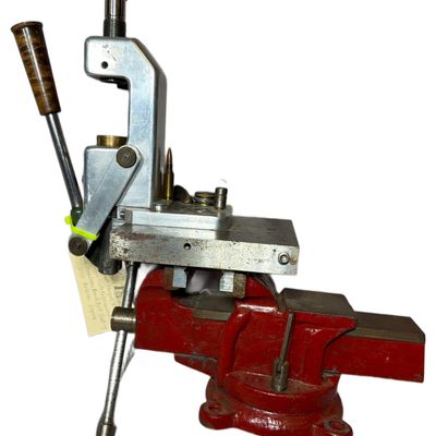 Sale Photo Thumbnail #156: Custom Benchrest Reloading Press by Robert D. Mauger, 1996