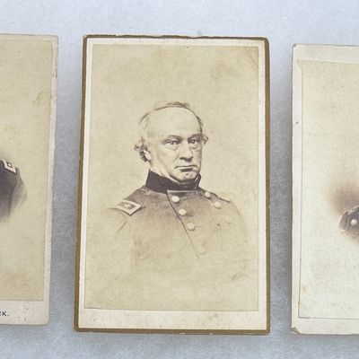 Sale Photo Thumbnail #187: Civil War CDV Union Army General lot Including Grant, Sedgwick, and Halleck