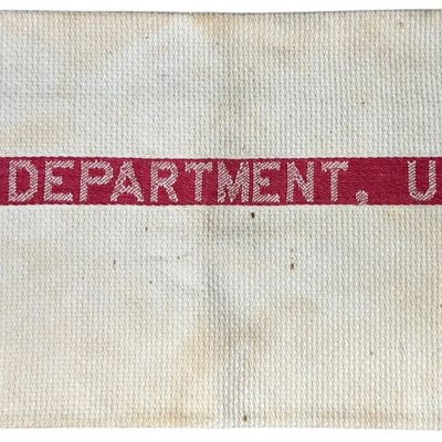 Sale Photo Thumbnail #513: WWII US Army Medical Department Cannon Cotton Huck Hand Towel