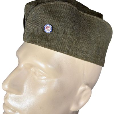 Sale Photo Thumbnail #241: WWI US Army Enlisted Man's Overseas Cap Identified to V. Wilson