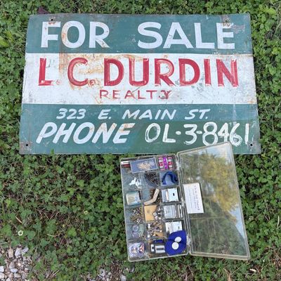 Sale Photo Thumbnail #304: WWII B-17 Pilot & Civil Air Patrol Ohio Wing Commander Larkin C. Durdin – Original Real Estate Sign, Insignia & Memorabilia