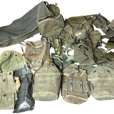Sale Photo Thumbnail #656: A Collection of U.S. Military M-1956 and M-1967 Field Gear including USMC Field Pack