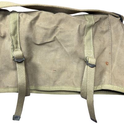 Sale Photo Thumbnail #352: USMC M41 Pack Lower, Khaki Web Equipment Large Pack Dated 1945
