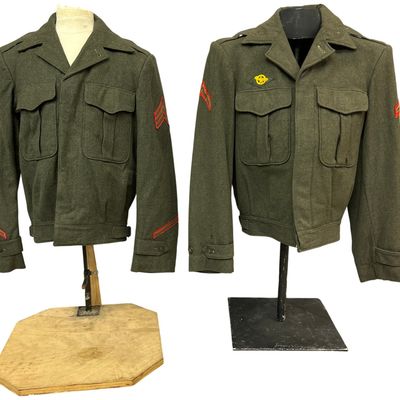 Sale Photo Thumbnail #621: A Pair of United States Marine Corps M1944 Wool Field Jackets