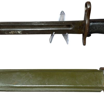 Sale Photo Thumbnail #368: WWII US M1 Garand Cut-down 1905 Bayonet by United Cutlery with M7 Scabbard