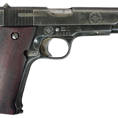 Sale Photo Thumbnail #67: ** Star Model A Semi-Automatic Pistol 9mm Largo with 5 Inch Barrel 1945