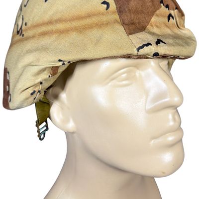 Sale Photo Thumbnail #717: US Military PASGT Ballistic Helmet with 6-Color Desert Camouflage Cover