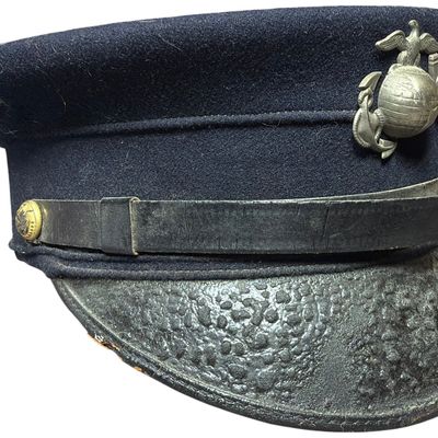Sale Photo Thumbnail #215: Pre-WWI M1904 United States Marine Corps Enlisted Visor Cap W.H. Bell and Company
