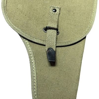 Sale Photo Thumbnail #323: WWII - Cold War Era Canadian INGLIS Hi Power Canvas Service Pistol Holster
