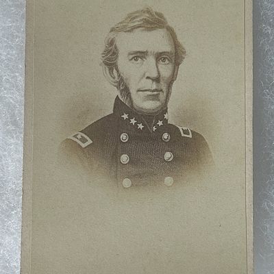Sale Photo Thumbnail #185: Civil War Confederate General Braxton Bragg CDV Photograph