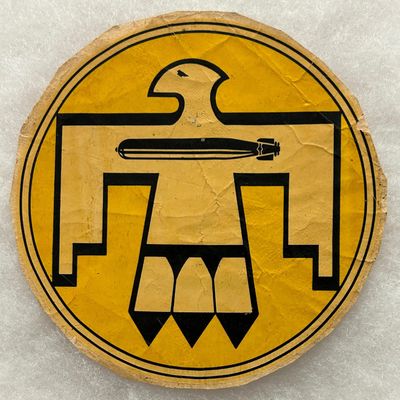 Sale Photo Thumbnail #493: WWII U.S. Navy VBF-12 Bombing Fighter Squadron Patch Decal