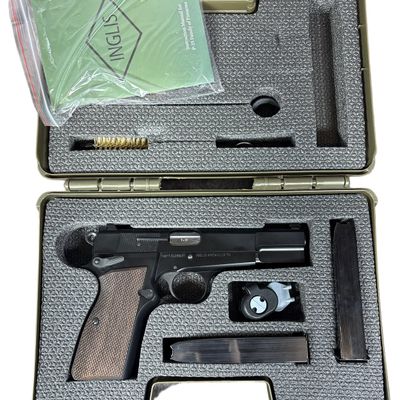 Sale Photo Thumbnail #72: * Inglis P-35 Semi-Automatic Pistol 9x19mm with 4.5 Inch Barrel