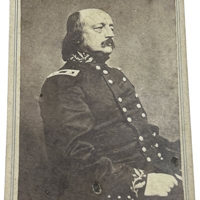 Sale Photo Thumbnail #178: Civil War Union General Benjamin Butler CDV Photograph by L. T. Prince New Orleans