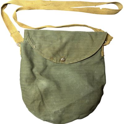 Sale Photo Thumbnail #503: US Military Style Olive Drab Herringbone Twill Canvas Field Bag