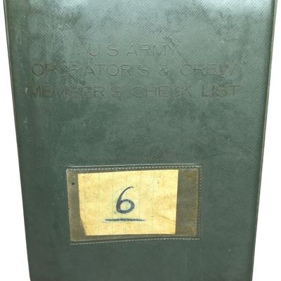 Sale Photo Thumbnail #632: Vietnam War US Army CH-47 Chinook Operator's Checklist and Frequency Publication Dated 1970-1972