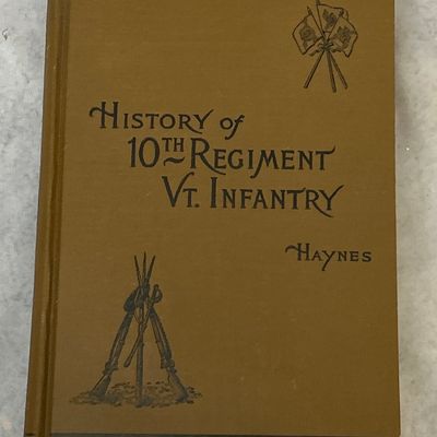 Sale Photo Thumbnail #205: Civil War 1894 Regimental History 10th Vermont Infantry Regiment