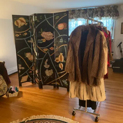 Genuine fur coats