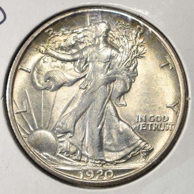 Sale Photo Thumbnail #170: 1920-D WALKING LIBERTY HALF DOLLAR BU