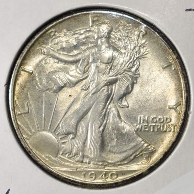 Sale Photo Thumbnail #178: 1940 WALKING LIBERTY HALF DOLLAR BU