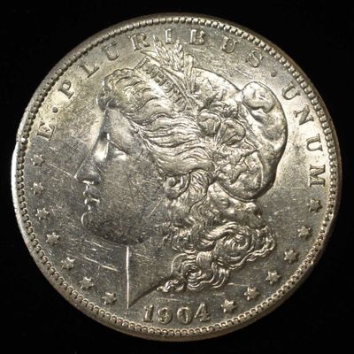 Sale Photo Thumbnail #238: 1904-S MORGAN DOLLAR SCRATCHED