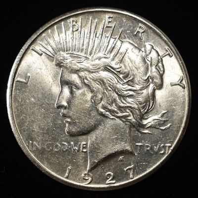 Sale Photo Thumbnail #251: 1927-S PEACE DOLLAR AU/BU