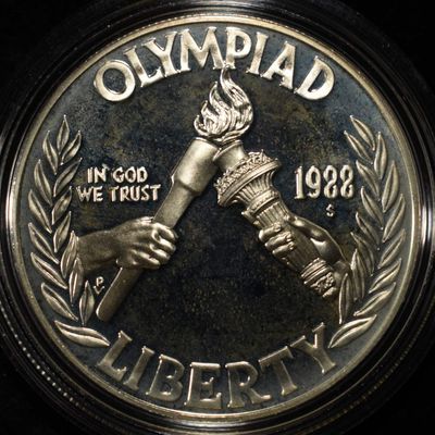 Sale Photo Thumbnail #321: 1988-S $1 COMMEM OLYMPIC