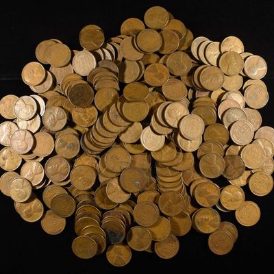 Sale Photo Thumbnail #342: (250) WHEAT CENTS FROM THE 1930'S