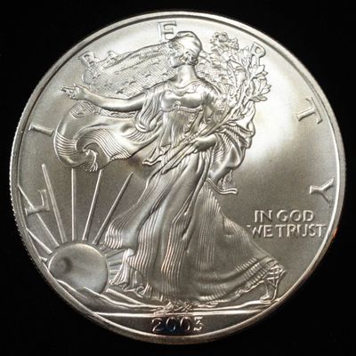 Sale Photo Thumbnail #112: 2003 AMERICAN SILVER EAGLE