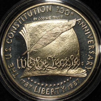 Sale Photo Thumbnail #320: 1987-S $1 COMMEM CONSTITUTION